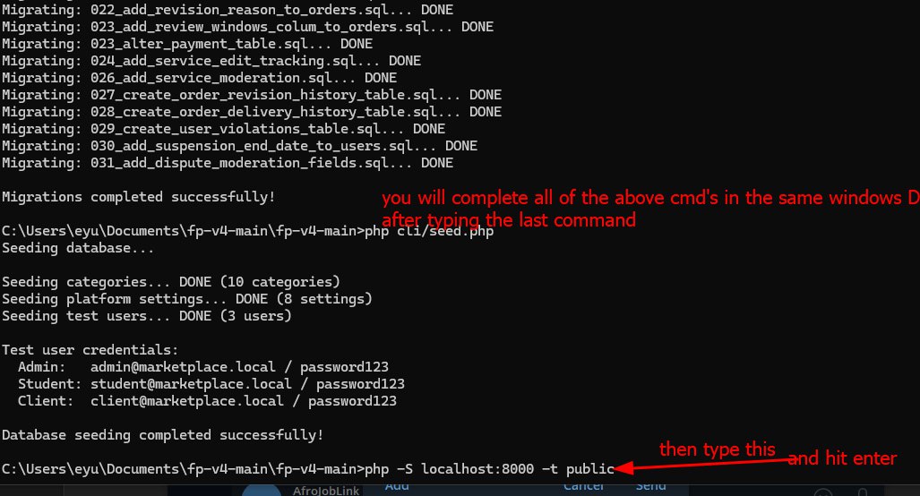 Configure database